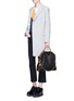 Figure View - Click To Enlarge - STELLA MCCARTNEY - 'Falabella' small shaggy deer foldover chain tote