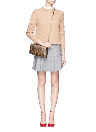 Figure View - Click To Enlarge - CHLOÉ - 'Bobbie' leather clutch