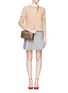 Figure View - Click To Enlarge - CHLOÉ - 'Bobbie' leather clutch