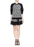 Figure View - Click To Enlarge - PROENZA SCHOULER - Tweed fold skirt