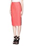 Front View - Click To Enlarge - VICTORIA BECKHAM - Contrast panel pencil skirt