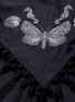 Detail View - Click To Enlarge - ALEXANDER MCQUEEN - 'Sea Moth' jacquard tassel trigon scarf