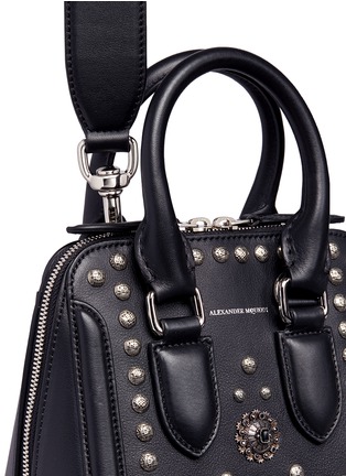  - ALEXANDER MCQUEEN - 'Heroine' small embellished leather crossbody bag