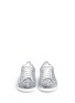 Front View - Click To Enlarge - ALEXANDER MCQUEEN - Coarse glitter sneakers