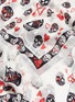 Detail View - Click To Enlarge - ALEXANDER MCQUEEN - Sweetheart skull silk-modal scarf