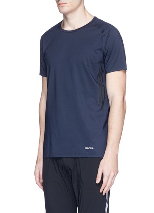 Front View - Click To Enlarge - ISAORA - Stretch jersey bonded T-shirt