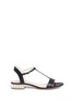 Main View - Click To Enlarge - NICHOLAS KIRKWOOD - 'Casati Pearl' leather T-strap sandals