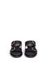 Front View - Click To Enlarge - NICHOLAS KIRKWOOD - 'Casati Pearl' double band leather sandals