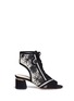 Main View - Click To Enlarge - NICHOLAS KIRKWOOD - 'Phoenix' embroidered suede lace-up sandal boots