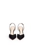 Front View - Click To Enlarge - NICHOLAS KIRKWOOD - 'Penelope' faux pearl heel slingback leather pumps