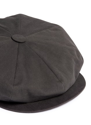 Detail View - Click To Enlarge - LOCK & CO - 'Muirfield' cotton messenger boy cap