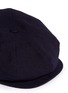 Detail View - Click To Enlarge - LOCK & CO - 'Muirfield' linen messenger boy cap