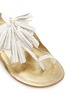 Detail View - Click To Enlarge - FIGUE - 'Scaramouche' tassel braided leather thong sandals