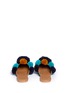 Back View - Click To Enlarge - FIGUE - 'Iris' pompom embroidered leather slides