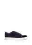 Main View - Click To Enlarge - LANVIN - Patent leather toe cap suede sneakers