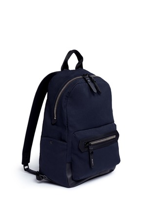 Detail View - Click To Enlarge - LANVIN - Cotton gabardine backpack
