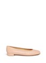 Main View - Click To Enlarge - STUART WEITZMAN - 'Chic Flat' nappa leather ballerinas