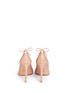 Back View - Click To Enlarge - STUART WEITZMAN - 'Peekabow' leather pumps
