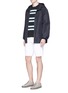 Figure View - Click To Enlarge - ACNE STUDIOS - 'Motion' hooded jacket