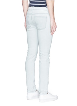 Back View - Click To Enlarge - ACNE STUDIOS - 'Ace' bleached skinny jeans