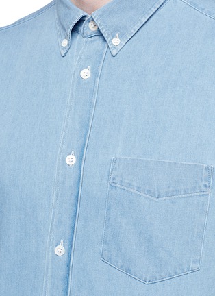 Detail View - Click To Enlarge - ACNE STUDIOS - 'Isherwood Den' cotton denim shirt