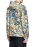 Back View - Click To Enlarge - DRIES VAN NOTEN - Tapestry print reversible foil zip hoodie