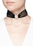 Figure View - Click To Enlarge - JOOMI LIM - Unexpected Fusion' spike Swarovski pearl lace choker