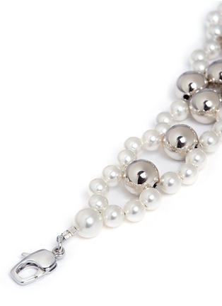 Detail View - Click To Enlarge - JOOMI LIM - 'Love At First Sight' Swarovski pearl bracelet