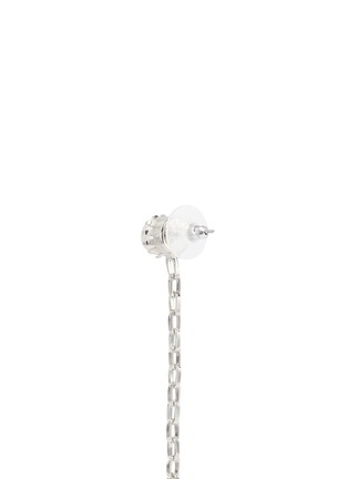 Detail View - Click To Enlarge - JOOMI LIM - 'Pure Punk' Swarovski pearl asymmetric chain earrings