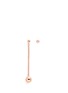 Main View - Click To Enlarge - MARIA BLACK - 'Asymmetric Orbit' rose gold silver stud drop earrings