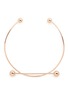 Main View - Click To Enlarge - MARIA BLACK - 'Solar' pierced rose gold sterling silver choker