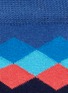 Detail View - Click To Enlarge - HAPPY SOCKS - Leopard and argyle kids socks 2-pair pack