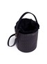  - 71172 - 'Santina' woven effect leather bucket bag