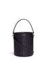 Main View - Click To Enlarge - 71172 - 'Santina' woven effect leather bucket bag