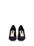 Front View - Click To Enlarge - SOPHIA WEBSTER - 'Renee' crystal embellished heel floral leather Mary Jane pumps