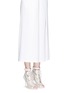 Figure View - Click To Enlarge - SOPHIA WEBSTER - 'Selina' crystal embellished dot mesh satin sandal booties