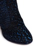 Detail View - Click To Enlarge - SOPHIA WEBSTER - 'Kendra' crystal embellished heel Baroque leather boots
