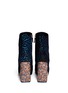 Back View - Click To Enlarge - SOPHIA WEBSTER - 'Kendra' crystal embellished heel Baroque leather boots