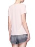 Back View - Click To Enlarge - TOPSHOP - Logo print crew neck T-shirt