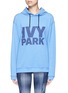 Main View - Click To Enlarge - TOPSHOP - Logo print French terry hoodie