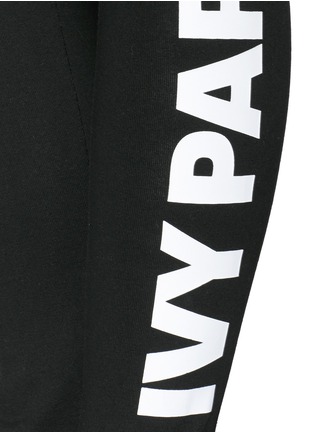 Detail View - Click To Enlarge - IVY PARK - Logo print foldover waist leggings