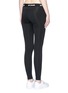 Back View - Click To Enlarge - TOPSHOP - The I' logo waist low rise leggings