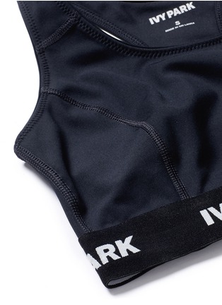 Detail View - Click To Enlarge - IVY PARK - Medium support racerback performance sports bra