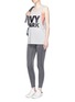 Figure View - Click To Enlarge - IVY PARK - The V' mid rise marled leggings