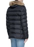 Back View - Click To Enlarge - MONCLER - 'Cluny' detachable coyote fur hood down jacket