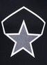 Detail View - Click To Enlarge - MONCLER - Taped star cotton neoprene sweatshirt