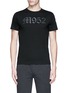 Main View - Click To Enlarge - MONCLER - 'Maglia' typography print cotton T-shirt
