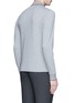 Back View - Click To Enlarge - MONCLER - Long sleeve cotton piqué polo shirt