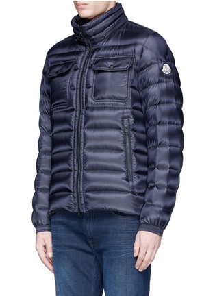 Detail View - Click To Enlarge - MONCLER - 'Valence' detachable hood puffer down jacket