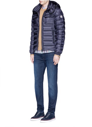 Figure View - Click To Enlarge - MONCLER - 'Valence' detachable hood puffer down jacket